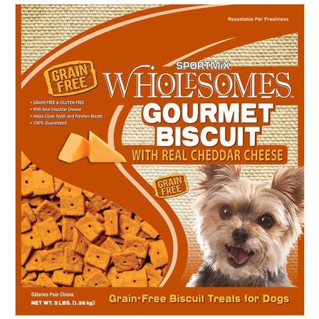 SportMix Wholesomes Grain Free Gourmet Biscuit - Cheese