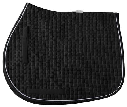 Cotton Quilted All-Purpose Saddle Pad BLACK/GRAY