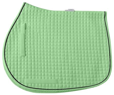 Cotton Quilted All-Purpose Saddle Pad MINT/BLK