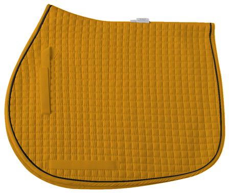 Cotton Quilted All-Purpose Saddle Pad PUMPKIN/BLK