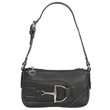 Snaffle Bit Shoulder Bag - Black