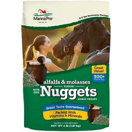 Manna Pro Alfalfa Molasses Nuggets - 4 Lbs