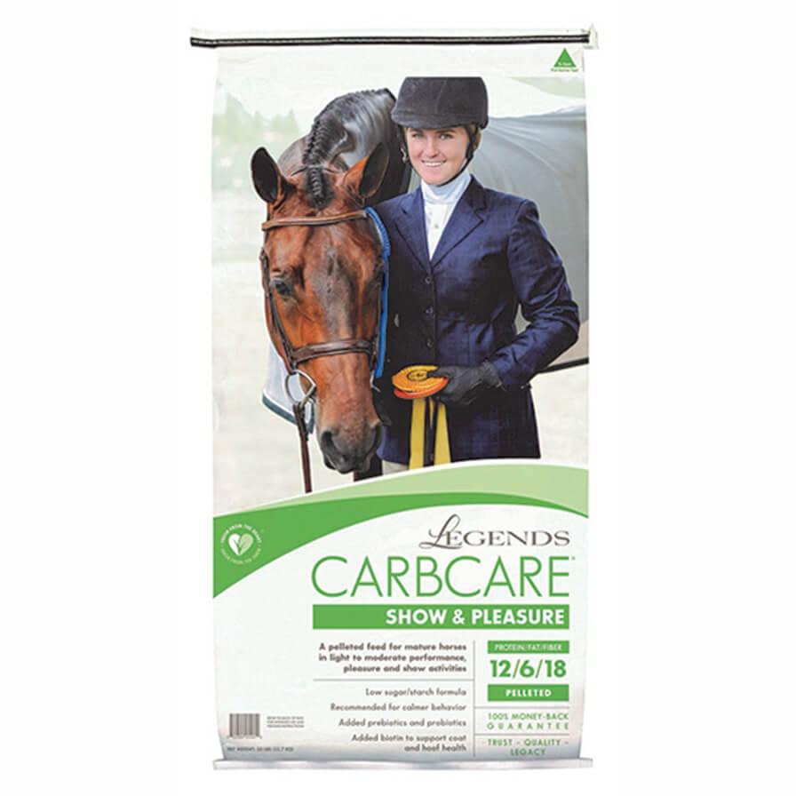 Legends Carbcare Show & Pleasure Pelleted Feed - 50 Lbs