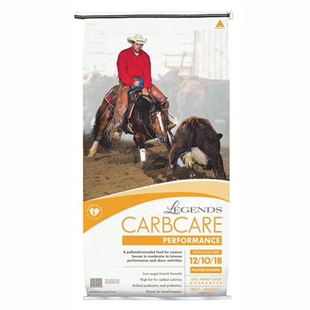 Legends CarbCare Performance Pelleted Horse Feed - 50 Lbs