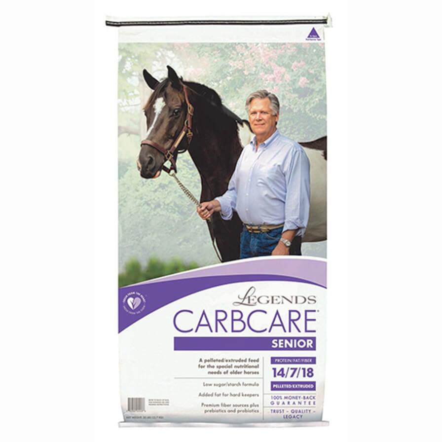  Legends Carbcare Senior Pelleted Horse Feed - 50 Lbs