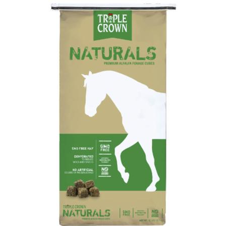 Triple Crown Naturals Premium Alfalfa Forage Cubes - 50 Lbs