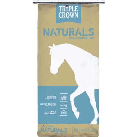Triple Crown Naturals Steam Crimped Oats - 50 Lbs