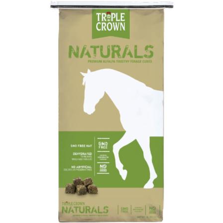 Triple Crown Naturals Premium Alfalfa-Timothy Forage Cubes - 50 Lbs