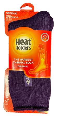 Heat Holders Thermal Socks PURPLE