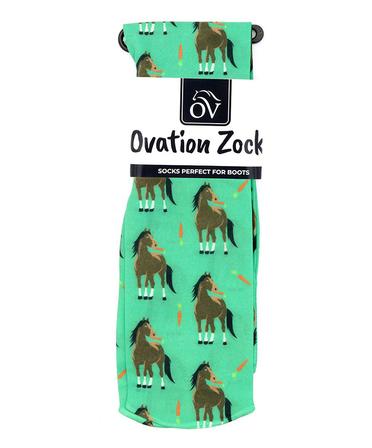 Zocks™ Boot Socks HORSES/CARROTS