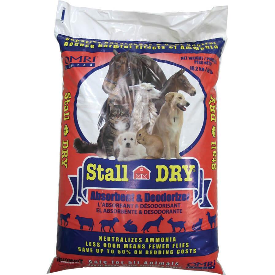  Stall Dry Absorbent & Deoderizer - 40 Lbs