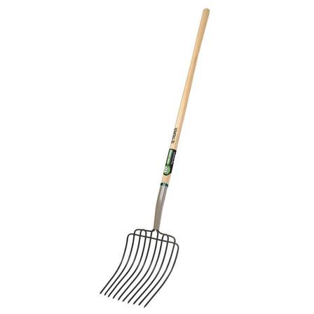 Tru Tough 10 Tine Manure/Bedding Fork with Long Handle