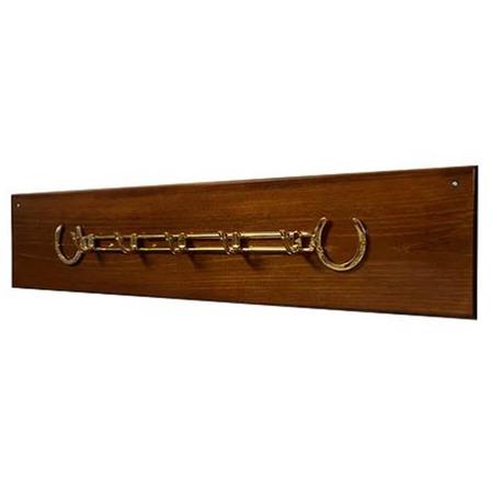 Brass Horseshoe Rack