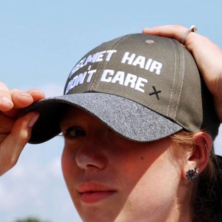 Helmet Hair Don't Care Ringside Hat - Pepper