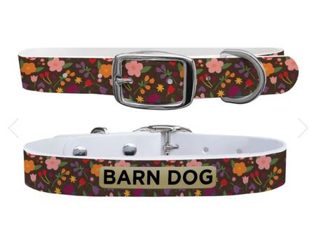 C4 Dog Collar FLORAL_BARN_DOG
