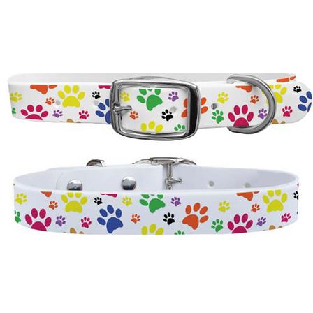 C4 Dog Collar PAWPRINTS