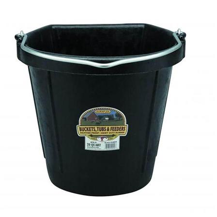 Little Giant Rubber Flatback Bucket - 5 Gallon
