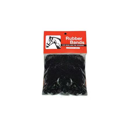 Rubber Braiding Bands - Black
