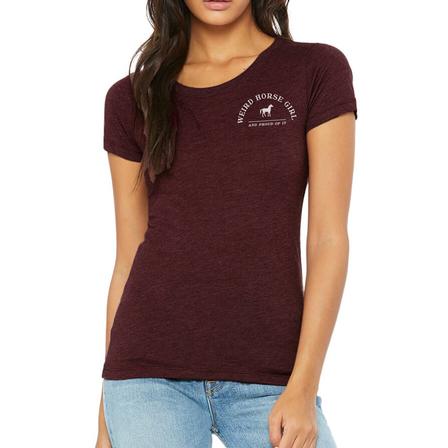 Wierd Horse Girl Patch Tee