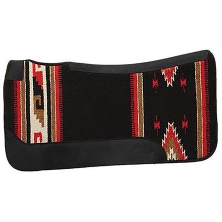 Contoured Single Weave Felt Saddle Pad BLACK