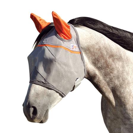 Crusader™ Fly Mask Standard with Ears ORANGE