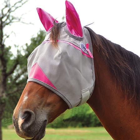 Crusader™ Fly Mask Standard with Ears PINK