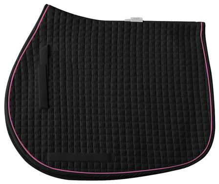 Cotton Quilted All Purpose Square Pad - Pony BLACK/PINK