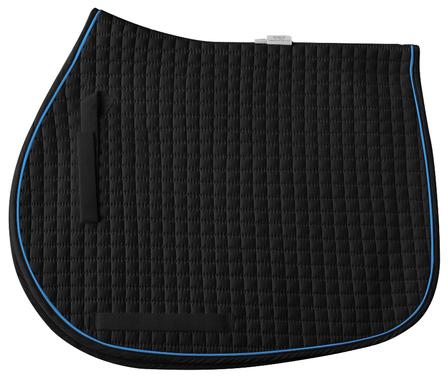 Cotton Quilted All Purpose Square Pad - Pony BLACK/SEABLUE
