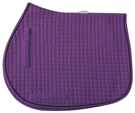 Cotton Quilted All Purpose Square Pad PURPLE/BLACK