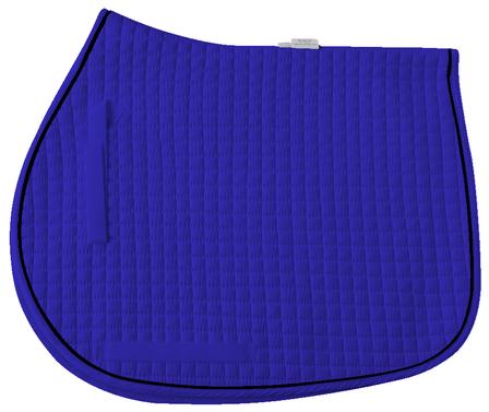 Cotton Quilted All Purpose Square Pad - Pony ROYAL/BLACK