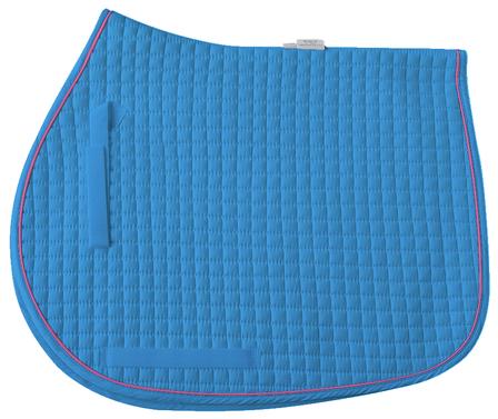 Cotton Quilted All Purpose Square Pad - Pony SEA_BLUE/PINK