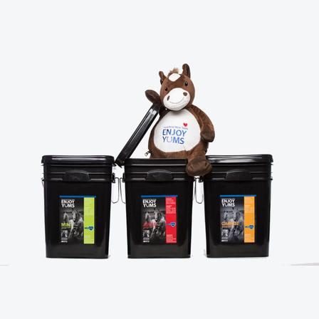 Enjoy Yums Horse Treats - 15 Lb Bucket