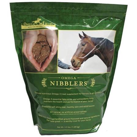 Omega Nibblers Horse Treat Supplement - 3.5 Lbs