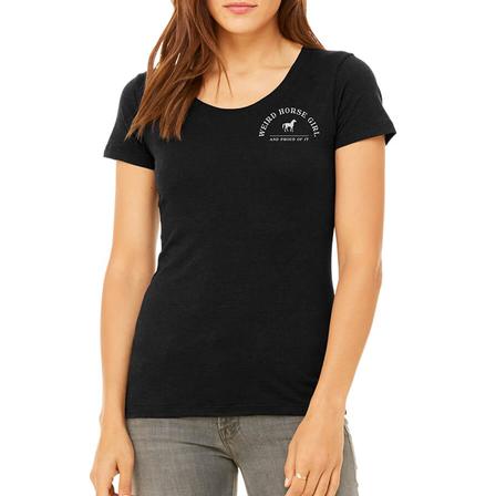 Spiced Equestrian Weird Horse Girl Tee