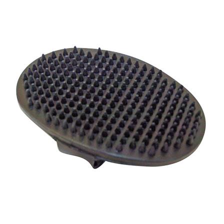Rubber Facial Oval Curry Comb