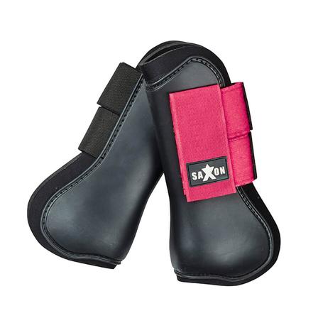 Open Front Boots BLACK/PINK