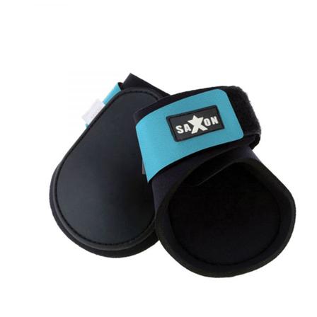 Contoured Fetlock Boots BLACK/BLUE