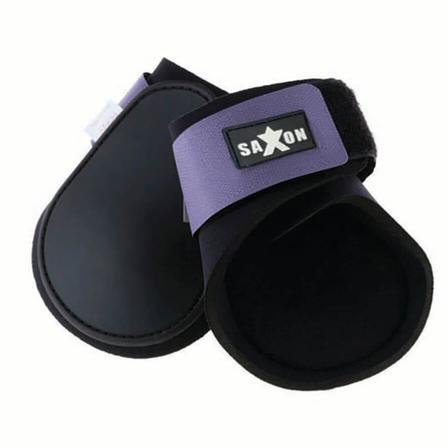 Contoured Fetlock Boots BLACK/PURPLE