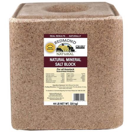 Natural Mineral Salt Block - 44 Lbs