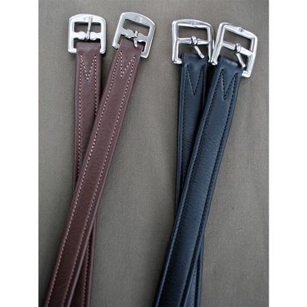 Red Barn Calf Lined Stirrup Leathers
