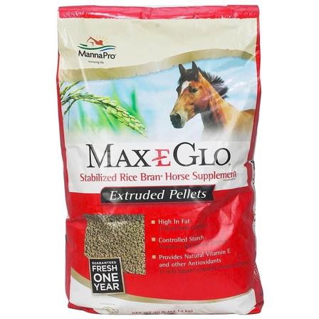 Max-E-Glo® Stabilized Rice Bran Pellet - 40 Lbs