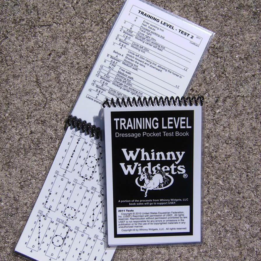  Whinny Widgets Training Level Dressage Test Book - 2019