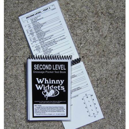 Whinny Widgets Second Level Dressage Test Book - 2019