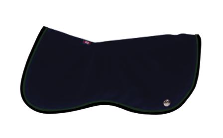Equestrian Jump Memory Foam Half Pad BLK/HUNTER/BLK