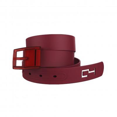 C4 Classic Belt with Standard Buckle MAROON
