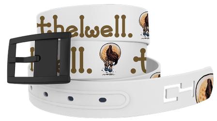C4 Graphic Belt with Chrome Buckle TWTAILWHITE