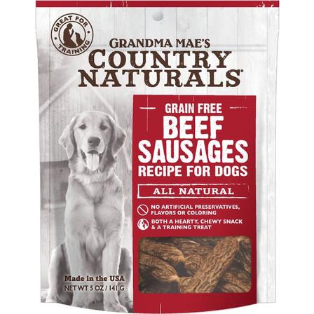 Country Naturals Dog Treats - Beef Sausages