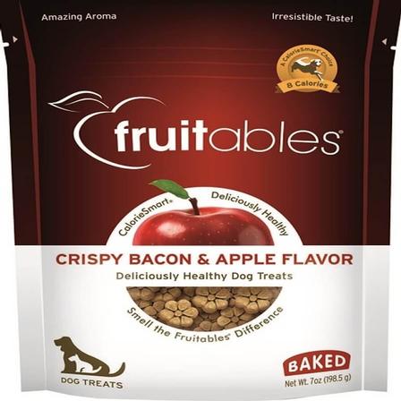 Fruitables Skinny Minis Soft Chew Dog Treat - Apple & Bacon