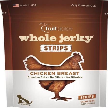 Fruitables Whole Jerky Strips - Chicken Breast