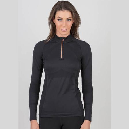 Anique Signature UV Protection Shirt BLACK_SWAN